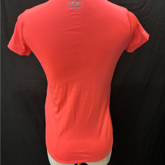 Under Armour, short sleeve light, orange top size YMD - Picture 2 of 5
